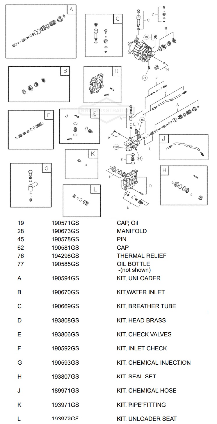 194106 repair parts 